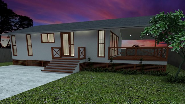 3 Bedrooms - Batch- Bungalow Home Design