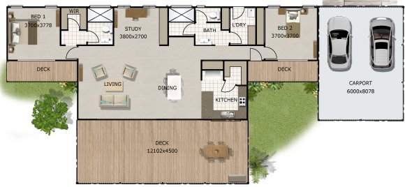 big bedroom house plan