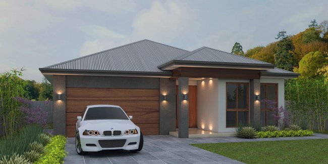 4 bedroom small land  design