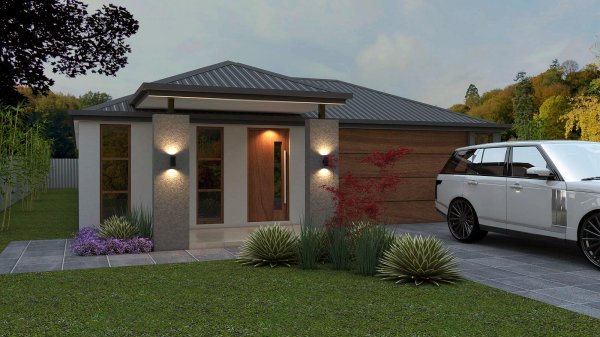 5 bedroom narrow lot home design