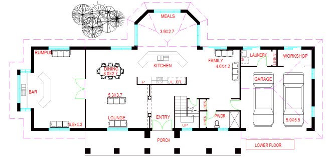 large family home  two storey