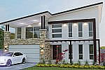 Modern 4 Bed+ Study +  study house plan