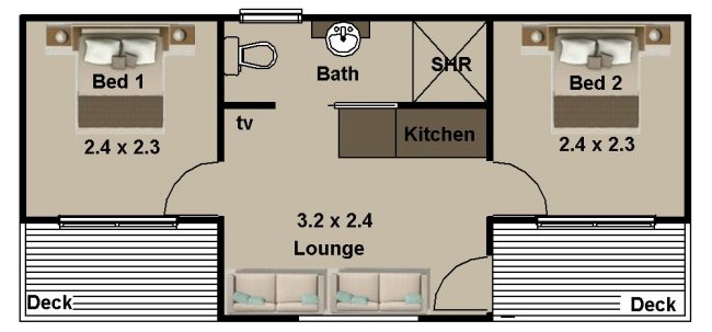 small 2 bedroom house plan