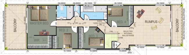 narrow block homes