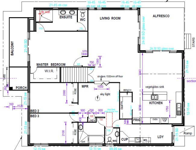 3  bed -study upper floor