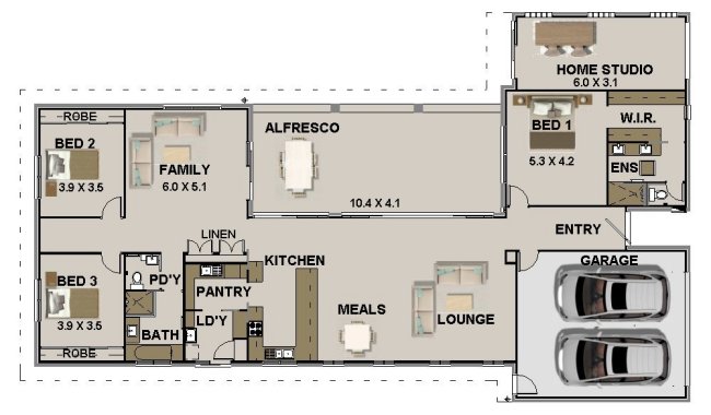 3 bedroom house plans 