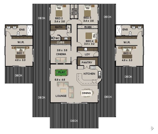 HILLSIDE HOUSE PLAN FORacreage house plans