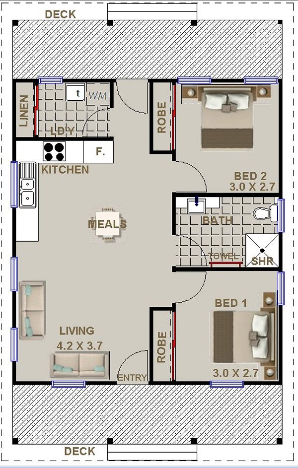 granny flat cottege style